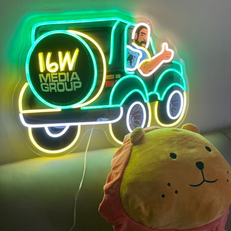 Sport car LED Neon Sign Light Pop Art - Image 4