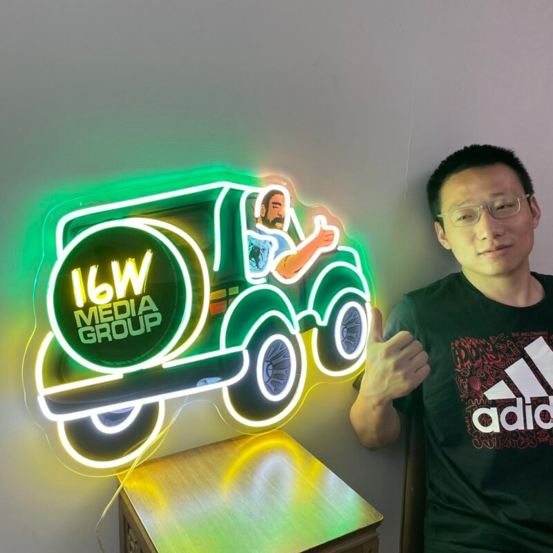Sport car LED Neon Sign Light Pop Art - Image 5