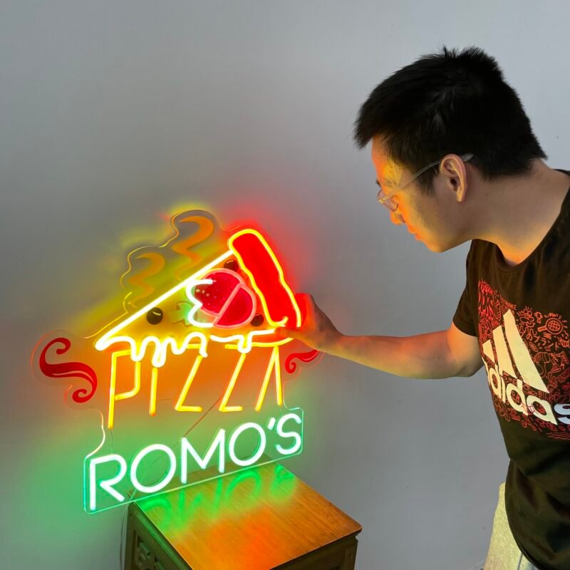 Pizza Led Neon Acrylic Artwork - Image 6