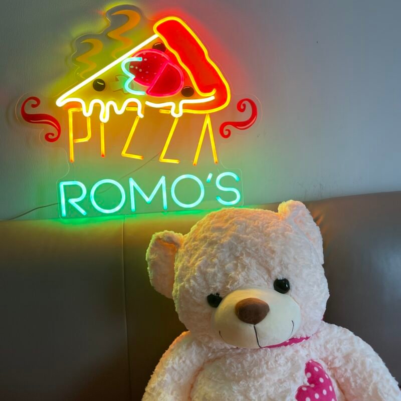 Pizza Led Neon Acrylic Artwork - Image 4