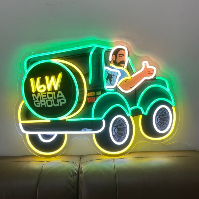 Sport car LED Neon Sign Light Pop Art - Image 3