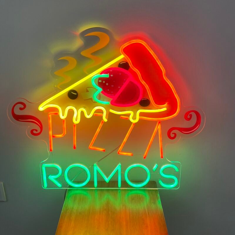 Pizza Led Neon Acrylic Artwork - Image 3