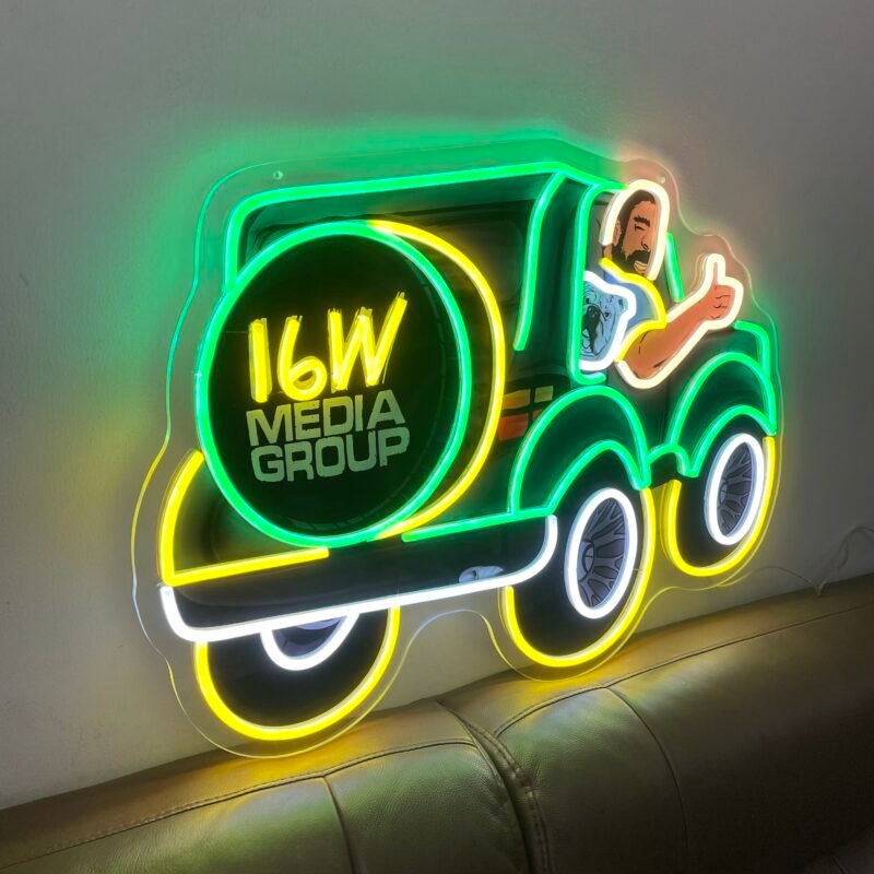 Sport car LED Neon Sign Light Pop Art - Image 2